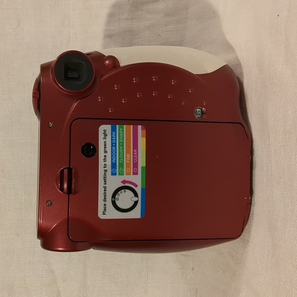 Polaroid 300 Instant Camera Maroon & White - Picture 2 of 12